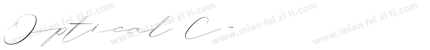 Optical C字体转换